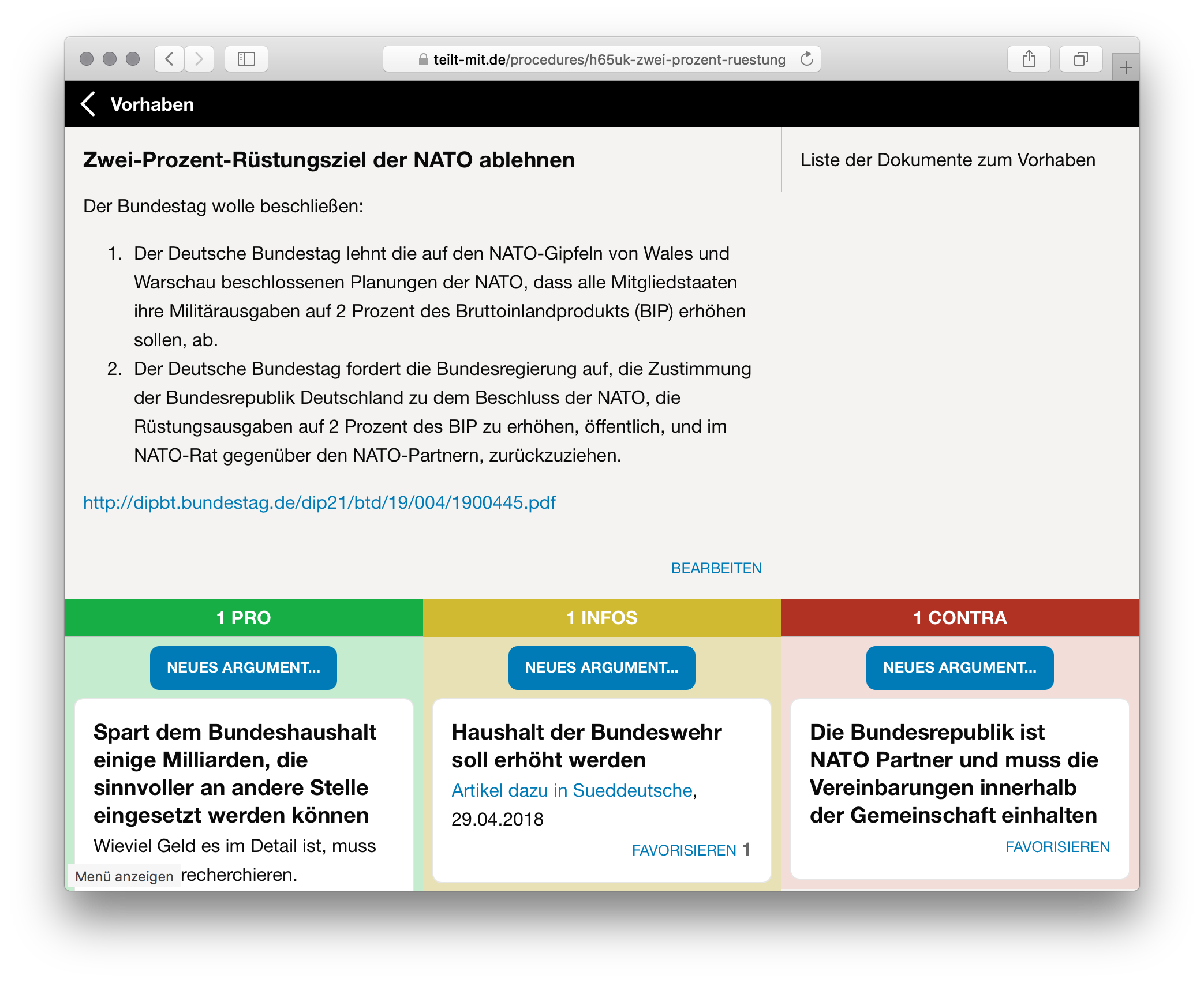 Screenshot of the online prototype after week 5 Screenshot of the online prototype after week 5