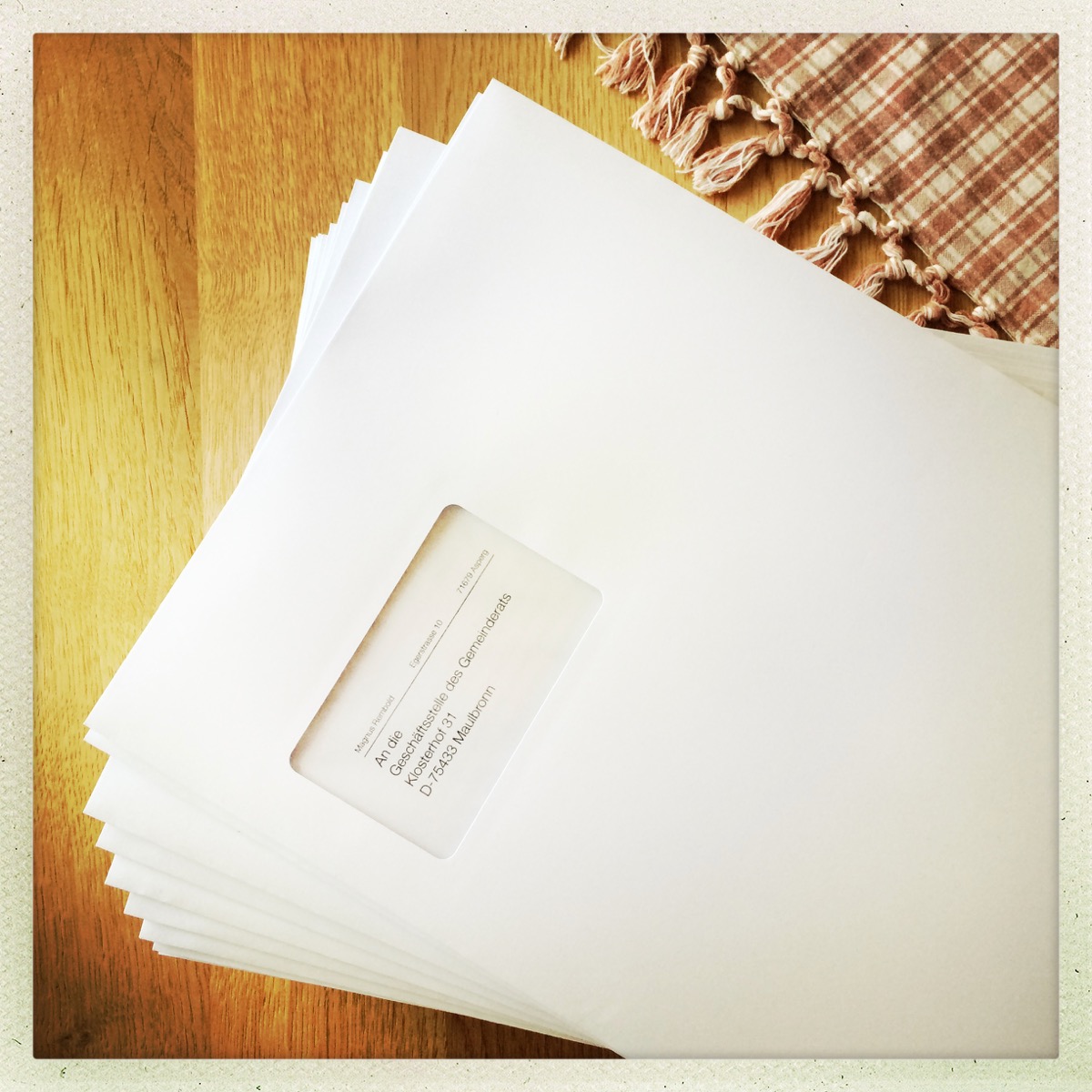 Für mehr als 80 Gemeinderäte rund um Ludwigsburg habe ich ein Info-Paket vorbereitet Für mehr als 80 Gemeinderäte rund um Ludwigsburg habe ich ein Info-Paket vorbereitet